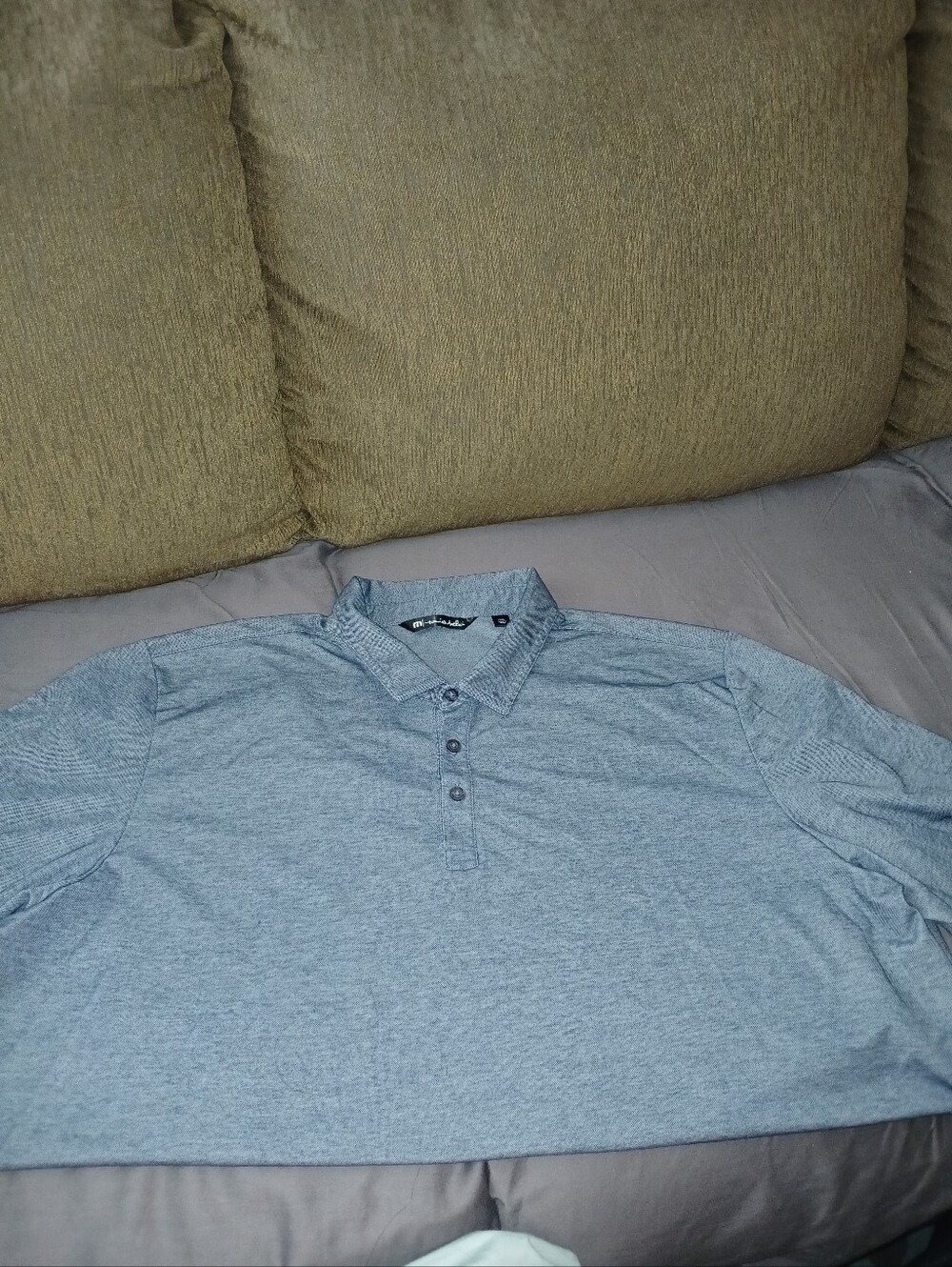 Travis Mathew Heather Blue Polo